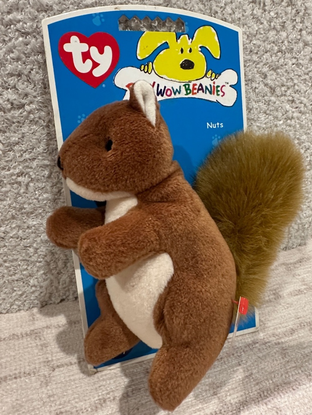Ty Bow Wow Beanies - Nuts the Squirrel 🐿️